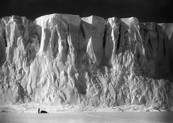 Ледник в Антарктике. Фото Понтинга из экспедиции Скотта.